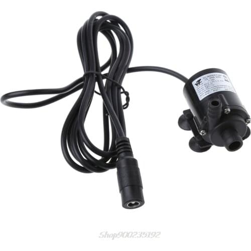 DC 12V Solar Power Hot Circulation Water Pump Brushless Motor Aquarium Pond Submersible 200L/H Jy25 20 Dropship
