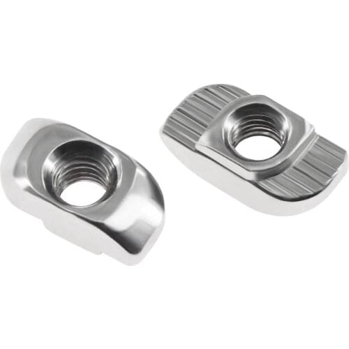 3D Printer Parts 50pcs M3/M4/M5 Carbon Steel T type Nuts Fastener Aluminum Connector For 2020 Industrial Profile