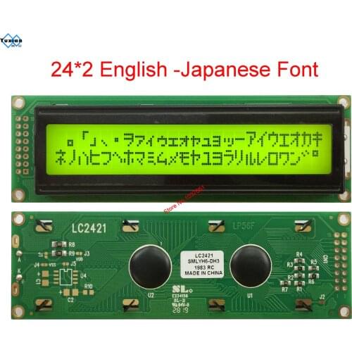 Screen 2402 242 24x2 lcd display LC2421 instead CM2420 MDL(S)-24265 SCS02402D0 WH2402A PC2402-A AC242A LMB242A