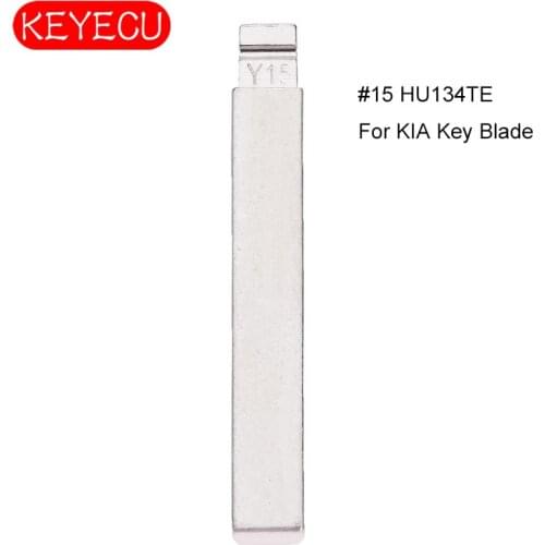 KEYECU 10PCS KEYDIY Universal Remotes Flip Blade15#, HU134TE for Kia Venga