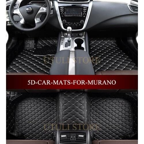 Leather Car floor mats for NISSAN MURANO SUV Cross Cabriolet 3D custom fit car all weather carpet floor liners foot mats