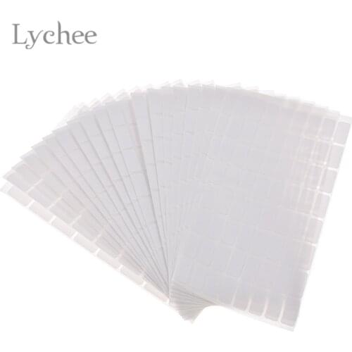 Lychee Life 20pcs Diamond Storage Box Blank Label Stickers Rectangle Label Sticker DIY Handmade Sticker Cratfs