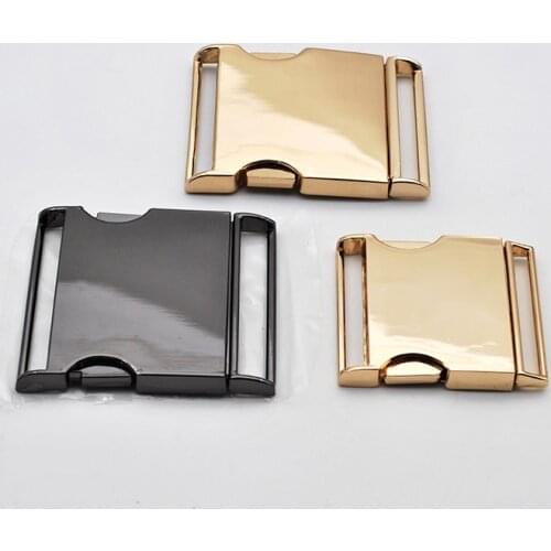 2pcs 40/50mm Metal Buckles Side Release Buckles Dog Collar Webbing Belt Clip DIY Leathercraft Garment Bags Accessories