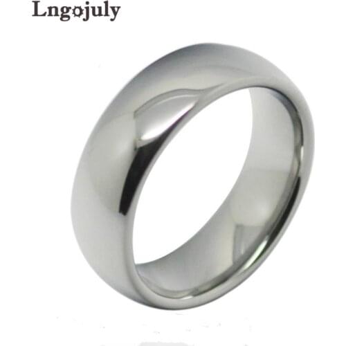 Fashion Glossy Couple Ring Tungsten Carbide Ring Wedding Ring Jewelry Engagement Wedding Party Tungsten Ring For Men Women Gifts