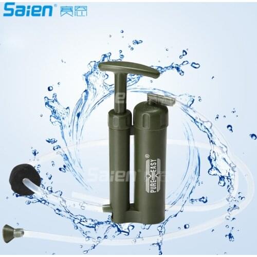 2018 UPGRADED Personal Portable Water Filter, 3 Stage Purifier, Emergency Survival Gear, Outdoor, Hiking, Camping, Travel