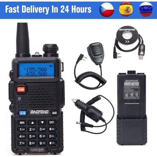 Baofeng UV-5R Walkie Talkie 10km Long Range High Power CB Radio VHF/UHF Portable Two Way Radio Hunting baofeng UV-9R UV-82 PLUS