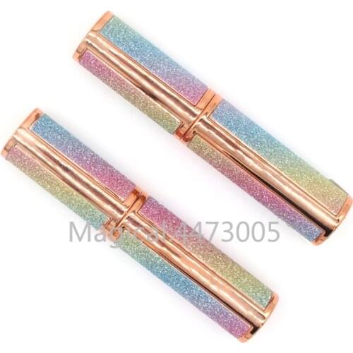 30/50pcs 10ml Empty Patch Rainbow Eyeliner Liquid Refillable Bottle, Beauty Makeup Tool Mascara Tube, Eyelashes Cream Container