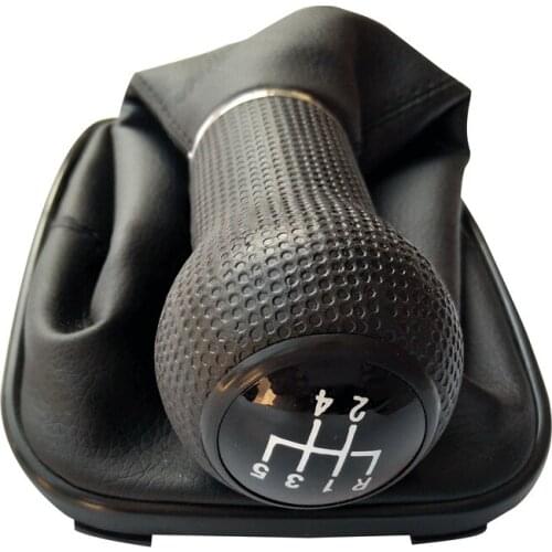 Gear shift knob for golf 4, Bora 98-04 shift, dustproof cover, handball, black plastic gear
