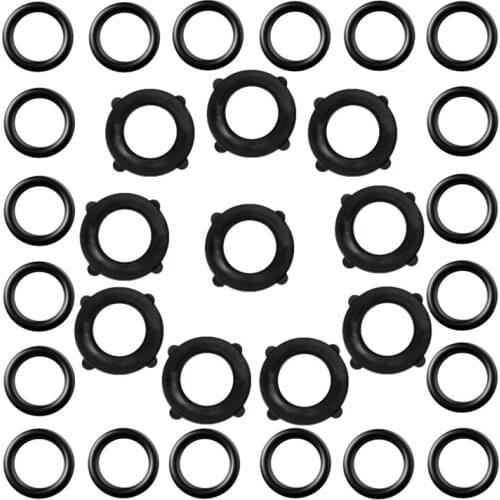 Garden Hose Washers Rubber Washers Seals, Self Locking Tabs Keep Washer Firmly Set Inside Fittings for Garden Hose and Water Fau