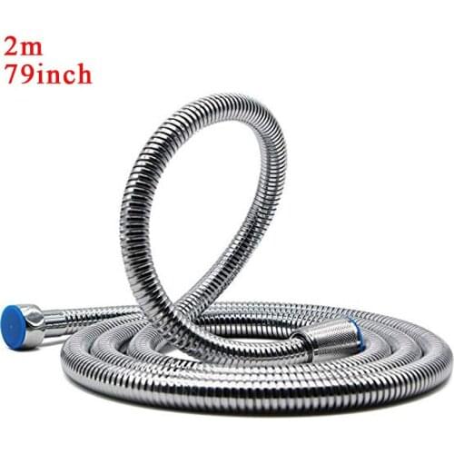 Shower Hose 2m 79inch Extra Long 18/8 Stainless Steel Handheld Showerhead Hose Replacement with Solid Brass Connector