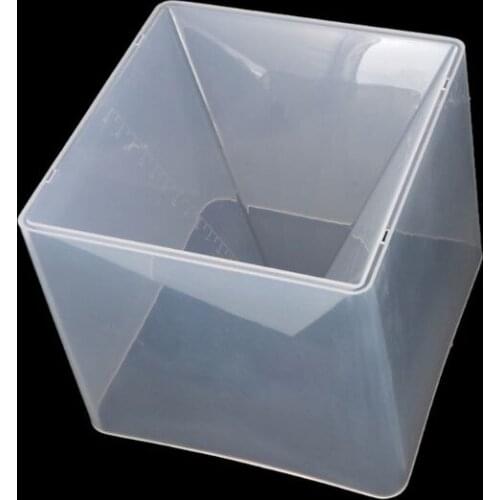 Super Pyramid Silicone Mould Resin Craft Jewelry Crystal Mold With Plastic Frame