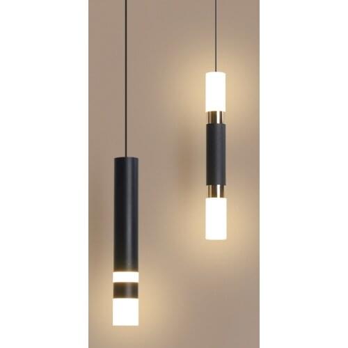 Nordic Decoration Led Pendant Lights Designer Coffee Table Bar Bedside Bedroom Hanging Lamps Fixture Home Indoor Lighting Black