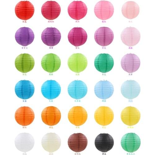 1pc 10inch 25cm round waterproof cloth lantern party Supplies Diy craft gift cloth lanterns For Wedding favors Decoration
