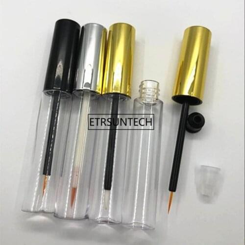 10ml Tube Empty Eyeliner Transparent Cosmetic Container Liquid Eyeliner Bottle With Brush Cap F1835