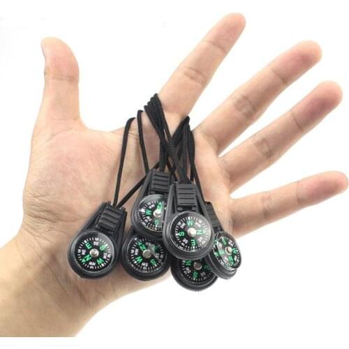 1000pcs NEW Pull Mini Compass Backpack Bag Strap Charm Sport Party Gift SN1100