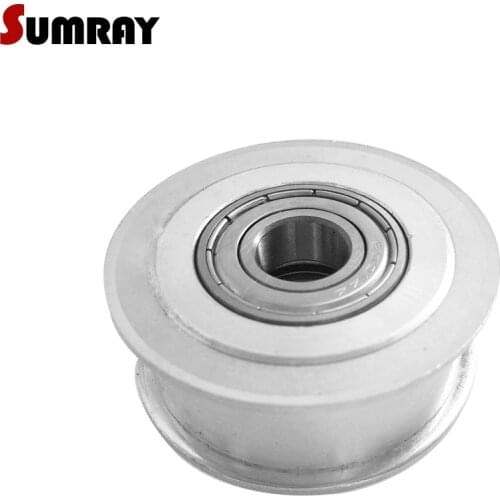 SUMRAY 5M Type 30T NO Teeth Idler Pulley Tensioner Bore 8/10/12/15mm With Bearing Guide Regulating synchronous HTD5M Pulley 30T