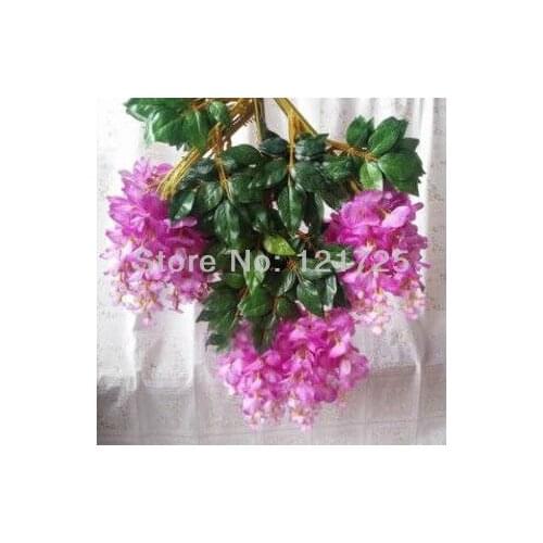 70CM artificial wisteria floribce /artificial flower/flower decration/Silk flower bean flower for living room decoration