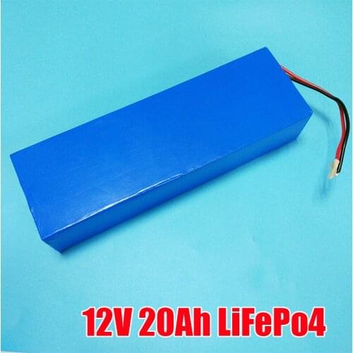 12V 20Ah LiFepo4 battery pack for E-bike e-scooter power tool motorcycle electric sprayer miner light lawn light