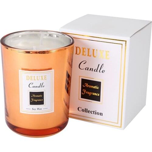 Aromatherapy Candle Electroplating Glass Aromatherapy Soy Champagne Fruit Wine Fresh Cotton Beauty Romantic Valentines Day