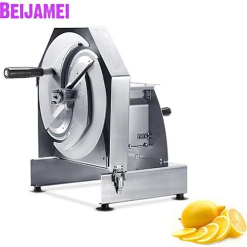 BEIJAMEI Commercial vegetable cutting machine stainless steel manual lemon, grapefruit, potato fruit and vegetable slicer