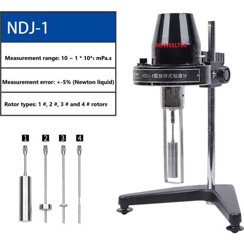 Free ship new Rotational Rotary Viscometer Viscosity Tester Meter Fluidimeter NDJ-1