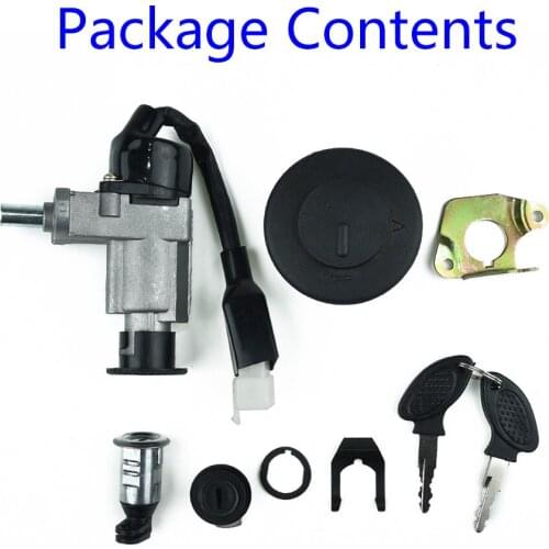 Fuel Set For GY6 139QMB 50 125cc 150cc Scooter Ignition switch lock Convenient Durable