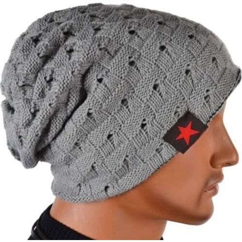 New Fashion Men Knit Beanie Reversible Baggy Cap Skull Chunky Winter Hat d88