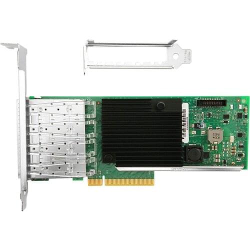 PCL E-3.0x8 SFP+ X710-DA4 4 Port 10-Gigabit Ethernet Converged Network Card Server Adapter PCIe3.0x8 SFP+ Intel XL710BM1