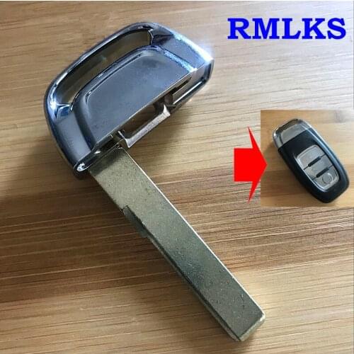 Replacement Uncut Blank Insert Key Emergency Key For Audi A3 A4 A5 A6 A7 A8 Q5 Allroad Remote Key Blank HAA HU66 Blade