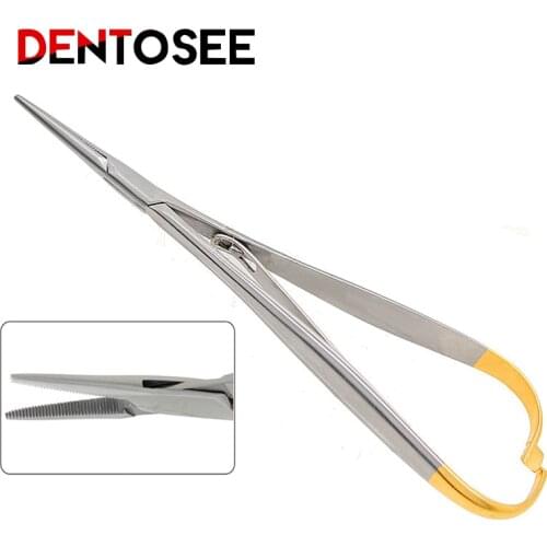 Dental Needle Holder Standard 14cm Forceps Plier Surgical Orthodontic Tweezer Instrument Dentistry Product