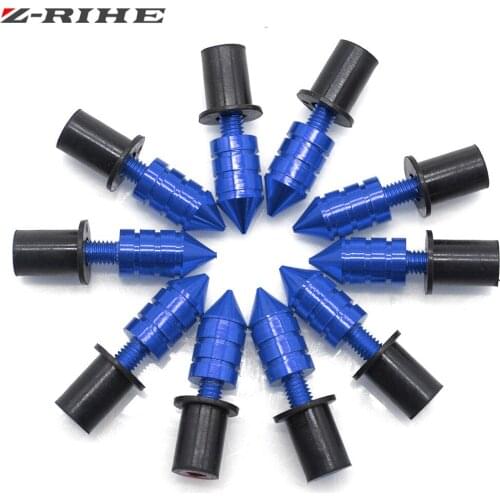 For honda Universal M5 Motorcycle Windshield Spike Bolts Screw Nuts Bolts For honda cbr600rr cbr954rr cbr 600 954 rr Honda CB400