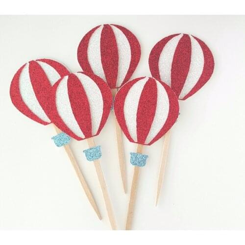 Hydrogen balloon cake topper,circus party,birthday toppers,cupcake toppers,carnival cake topper, carnival cupcake toppe