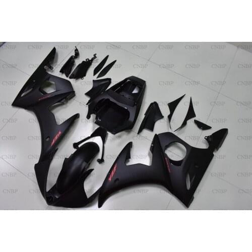YZF R6 2003 - 2005 Fairing Kits YZF600 R6 2003 Fairing for YAMAHA YZFR6 04 05 Matter Black Motorcycle Fairing