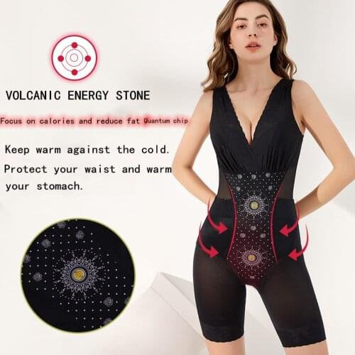 Womens Body Shaper breathable close-fitting corset with volcanic stone design Waist and abdomen body underwear freeshipping