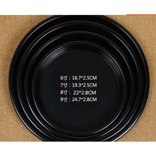 1 pcs round nonstick pizza pan / Aluminum bakeware 6 7 8 9 inch kitchen tools