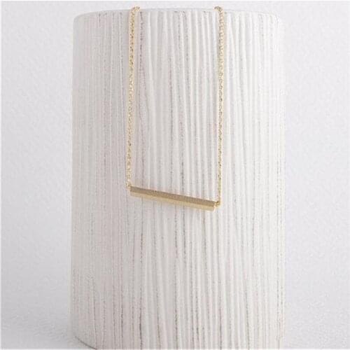 10 pcs_ bar shape necklace simple design bar necklace necklaces for women girl