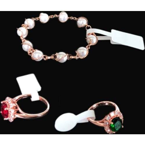 1000pcs Paper Jewelry Display Card Necklace Packaging Card Jewellery Holder Bracelet Organizer Card Jewelry Price Tags