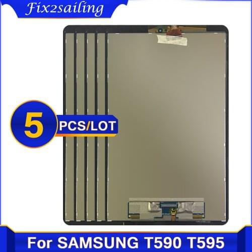 5 Piece/lot 10.5'' For Samsung Galaxy Tab A2 T590 T595 SM-T595 SM-T590 LCD Screen Panel Display Touch Screen Digitizer Assembly