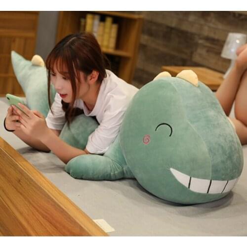 60-120CM Dinosaur Plush Doll Toy Soft Cartoon Animal Big Long Lovely Dinosaur Stuffed Boyfriend Pillow Kids Girl Gift Birthday