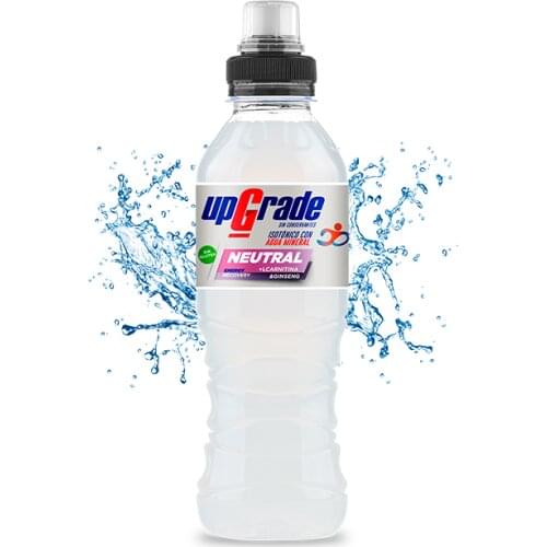 BENEDETTO UPGRADE NEUTRAL isotonic drink for sportsmen with water and mineral salts. Contains 12 units of 0.5L each