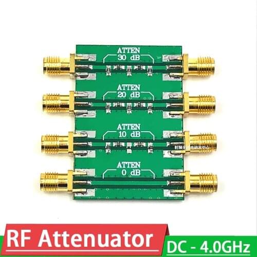 DC-4.0GHz RF attenuator 0DB 10DB 20DB 30DB NWT Series Frequency Sweep Meter Calibration Device SMA FOR HAM radio amplifier