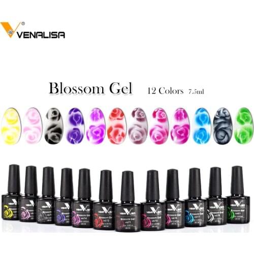 CANNI Rose Blooming Gel Varnish New Hot Nail Art Painting Flower Colors UV LED Soak off Organic Nail Enamels Blossom Gel Polish