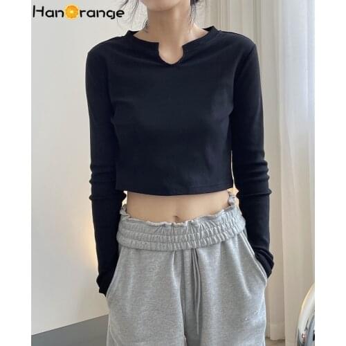 Hanorange Women's Cropped T-shirts