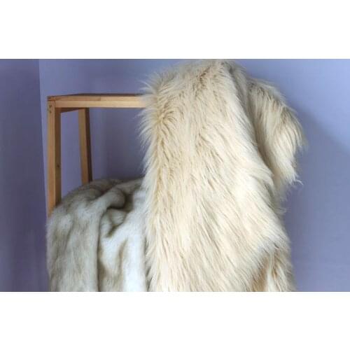 Good quality 9cm pile Plush fabrics,Counter accessories plush pad, 50*150cm/pcs