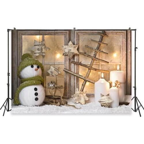HUAYI Photography Backdrops Christmas Photo Background Christmas Xmas Family Party Decor Banner Studio Photobooth BackdropXT6248