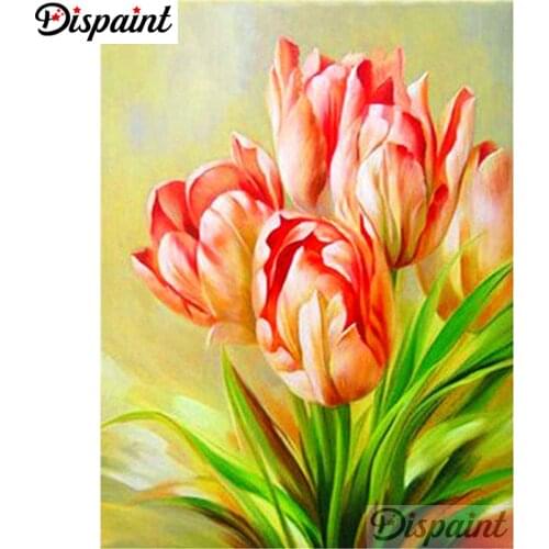 Dispaint Full Square/Round Drill 5D DIY Diamond Painting "Flower bouquet" Embroidery Cross Stitch 3D Home Decor A10487