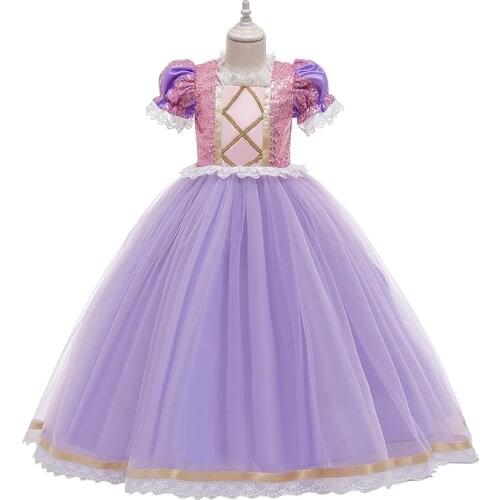 Melario Sequins Girls Party Dress Up Princess Costume Kids Halloween Cosplay Costume Baby Girl Princess Dress Christmas Dress