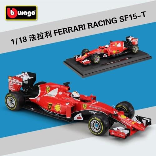 Bburago 1:18 SF15T SF70H RB13 W07 F1 Racing Formula Car Static Simulation Diecast Alloy Model Car