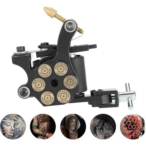 New 7Type Profession Alloy Warps Coil Manual Tattoo Machine Rotary Liner Shader Permanent Makeup Tattoo Gun Microblading Machine