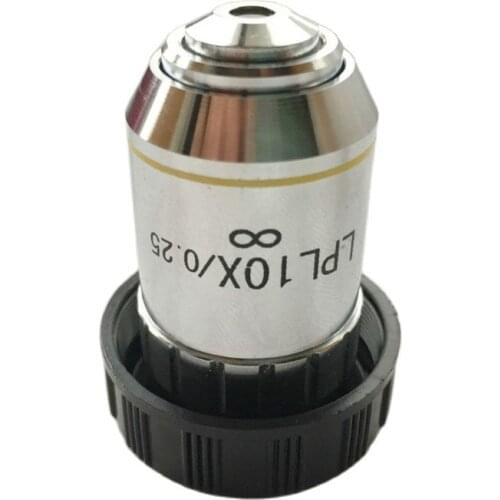 New METALLURGICAL MICROSCOPE 10X INFINITY PLAN Achromatic Long OBJECTIVE Lens